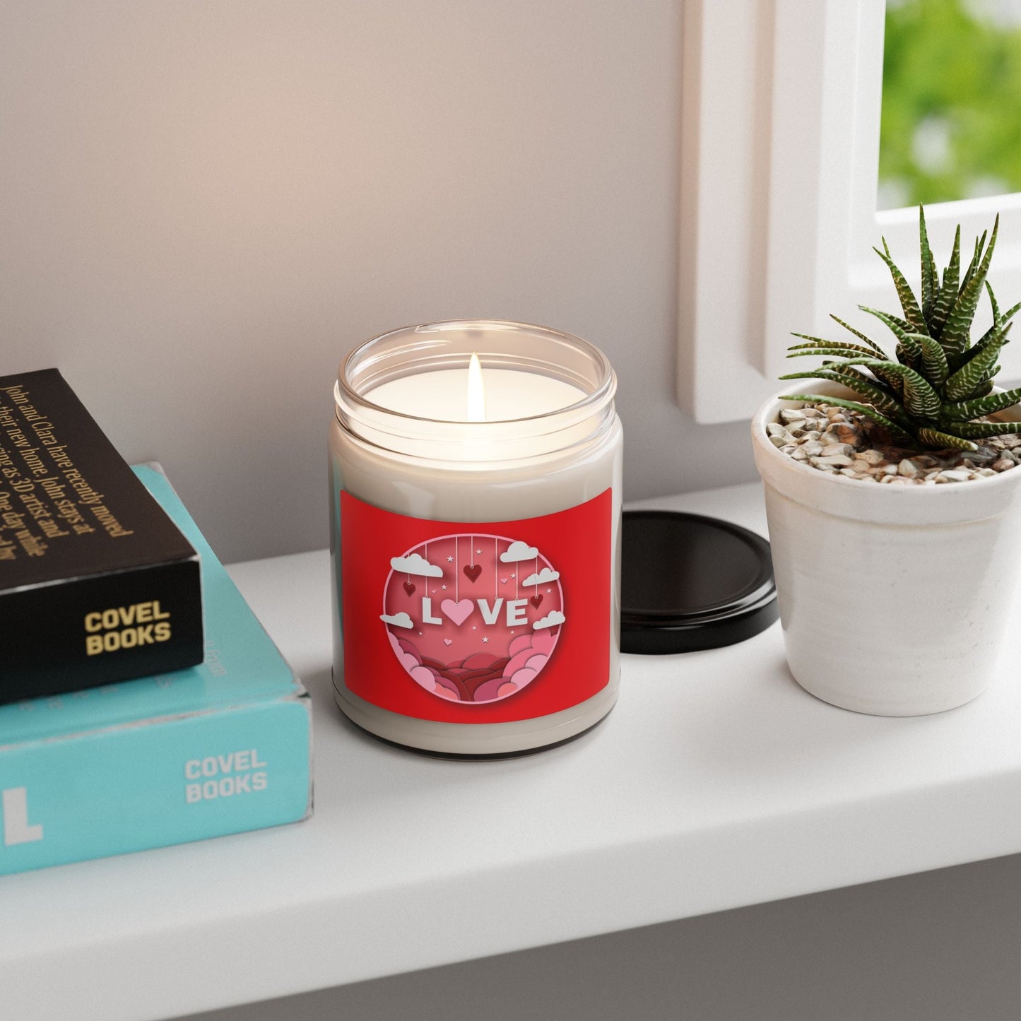 Love Shadowbox Scented Soy Candle - 10176982171399924179
