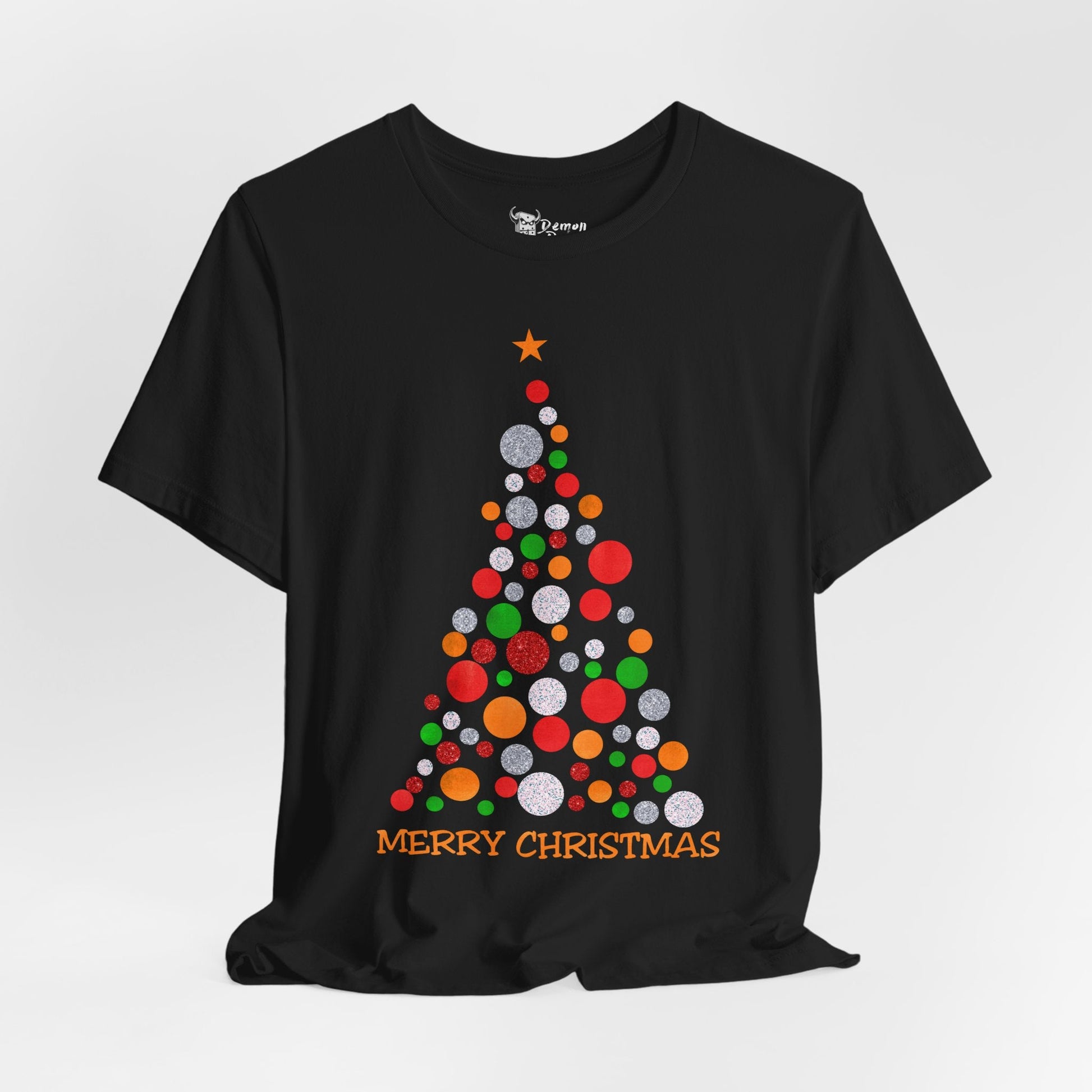 Merry Christmas Tree Ornament Tee - 12929827912478892267