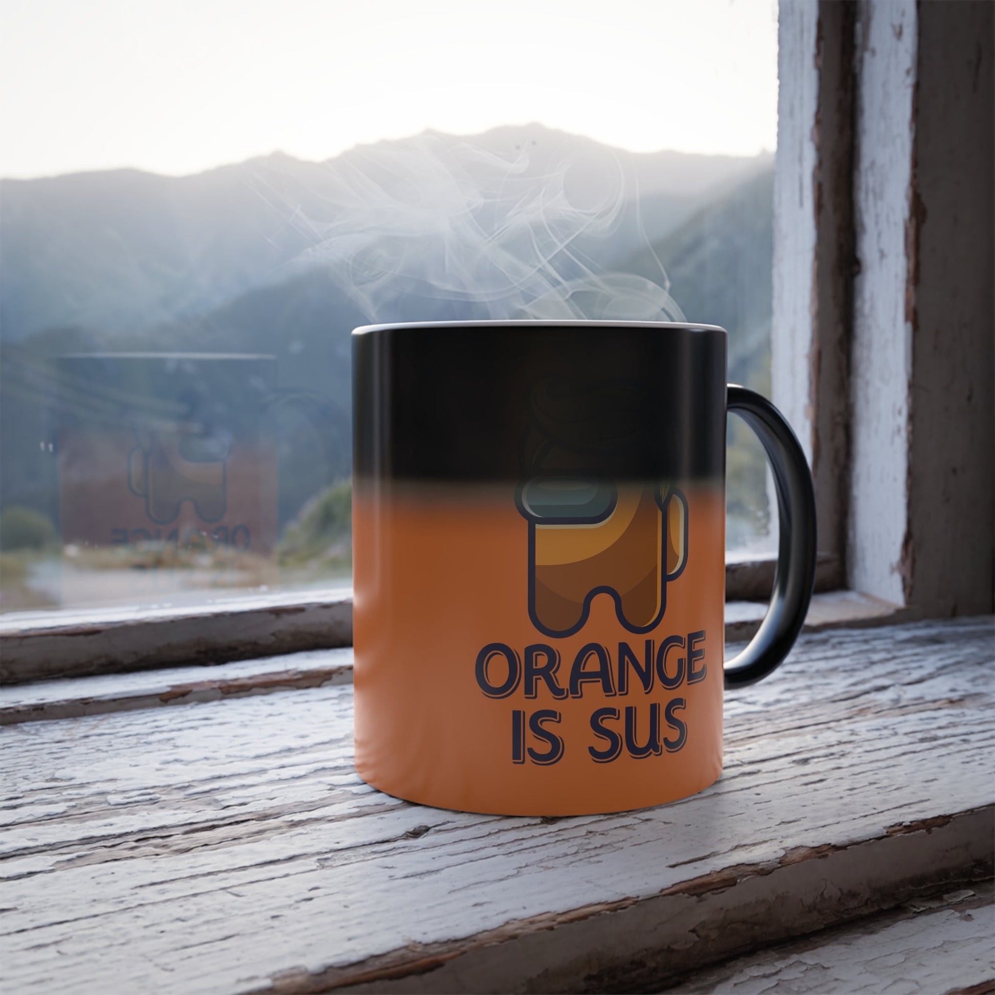 Orange is SUS - Color Morphing Coffee Mug - 20021021766538391982