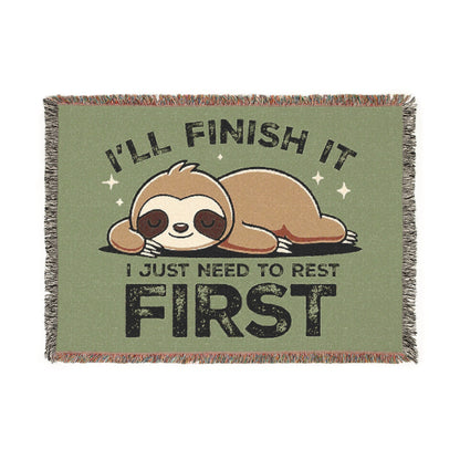 Sloth Resting Throw Blanket - 29920787817396410819