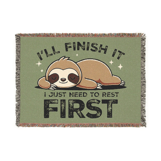 Sloth Resting Throw Blanket - 29920787817396410819