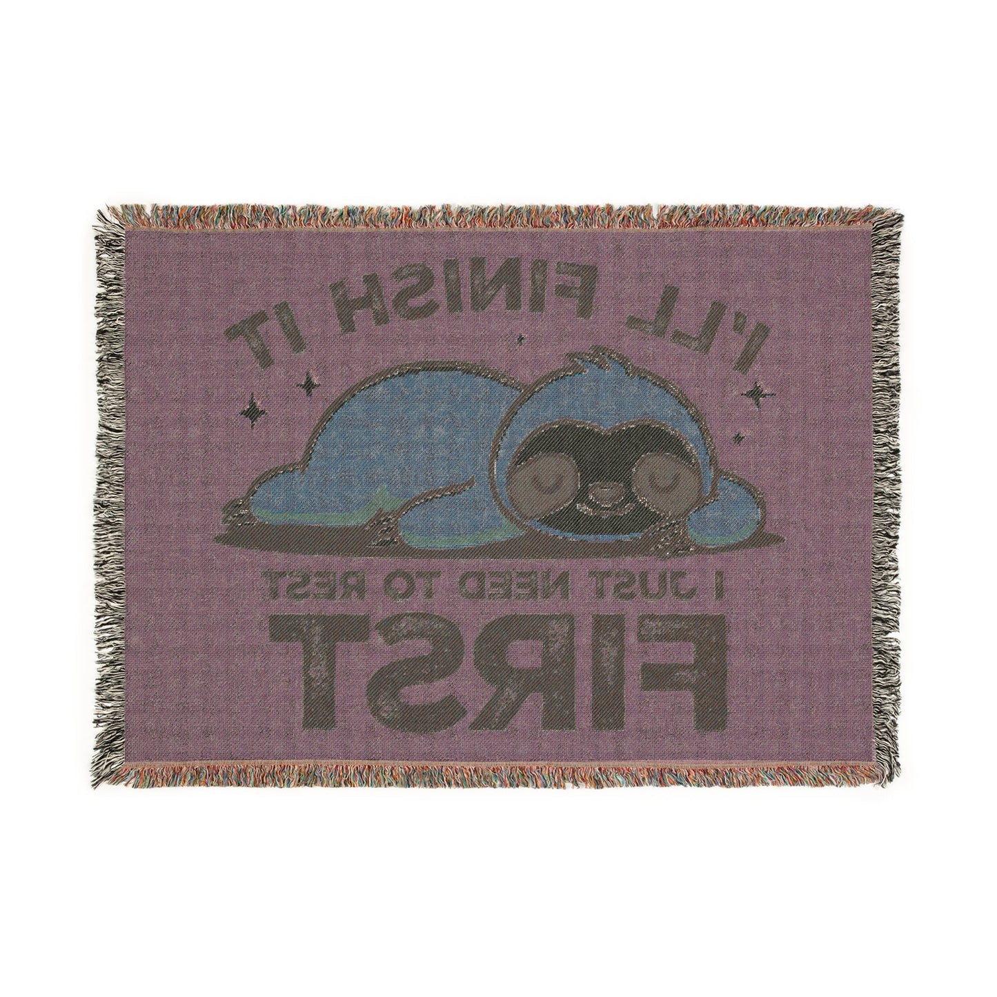 Sloth Resting Throw Blanket - 27696269392643183465