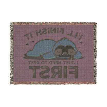 Sloth Resting Throw Blanket - 27696269392643183465