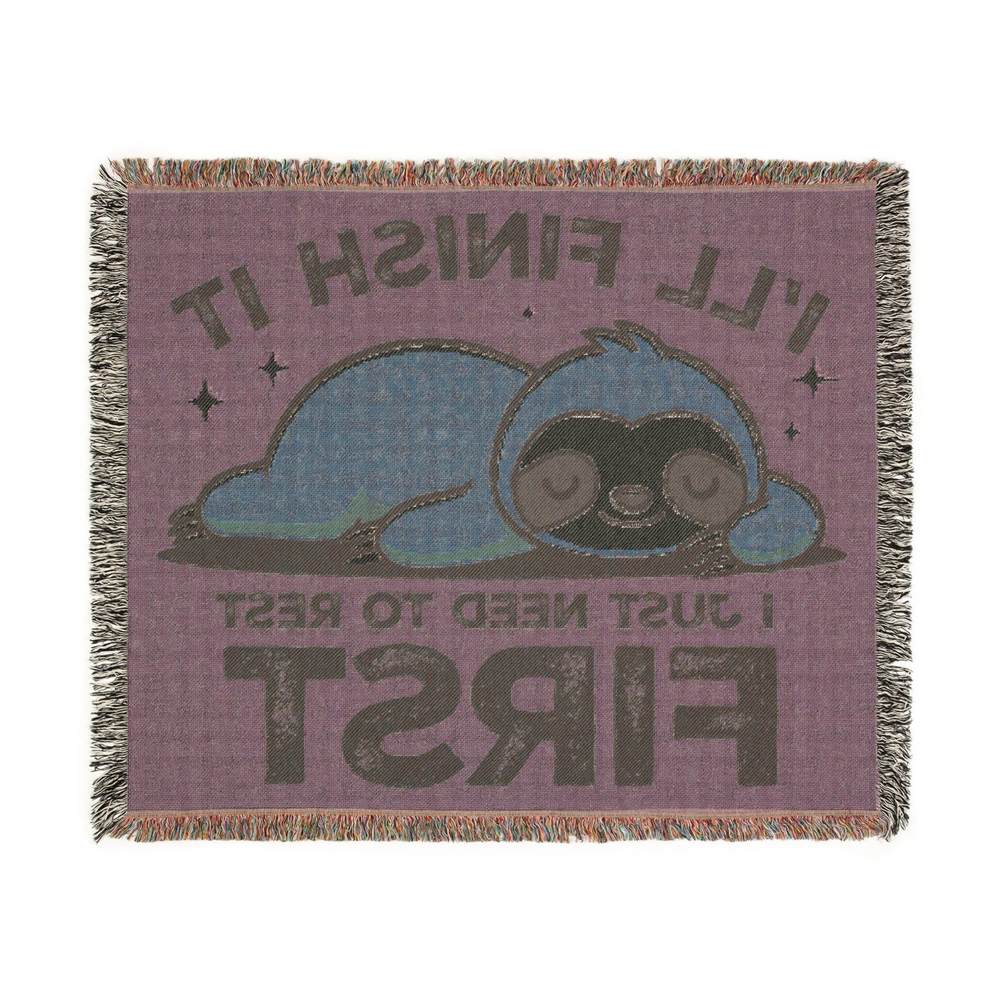 Sloth Resting Throw Blanket - 27696269392643183465