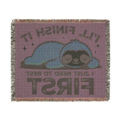 Sloth Resting Throw Blanket - 27696269392643183465