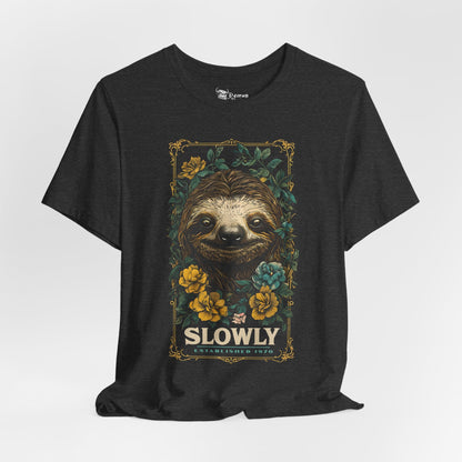 Slowly Sloth Tee - 17299543168470908448