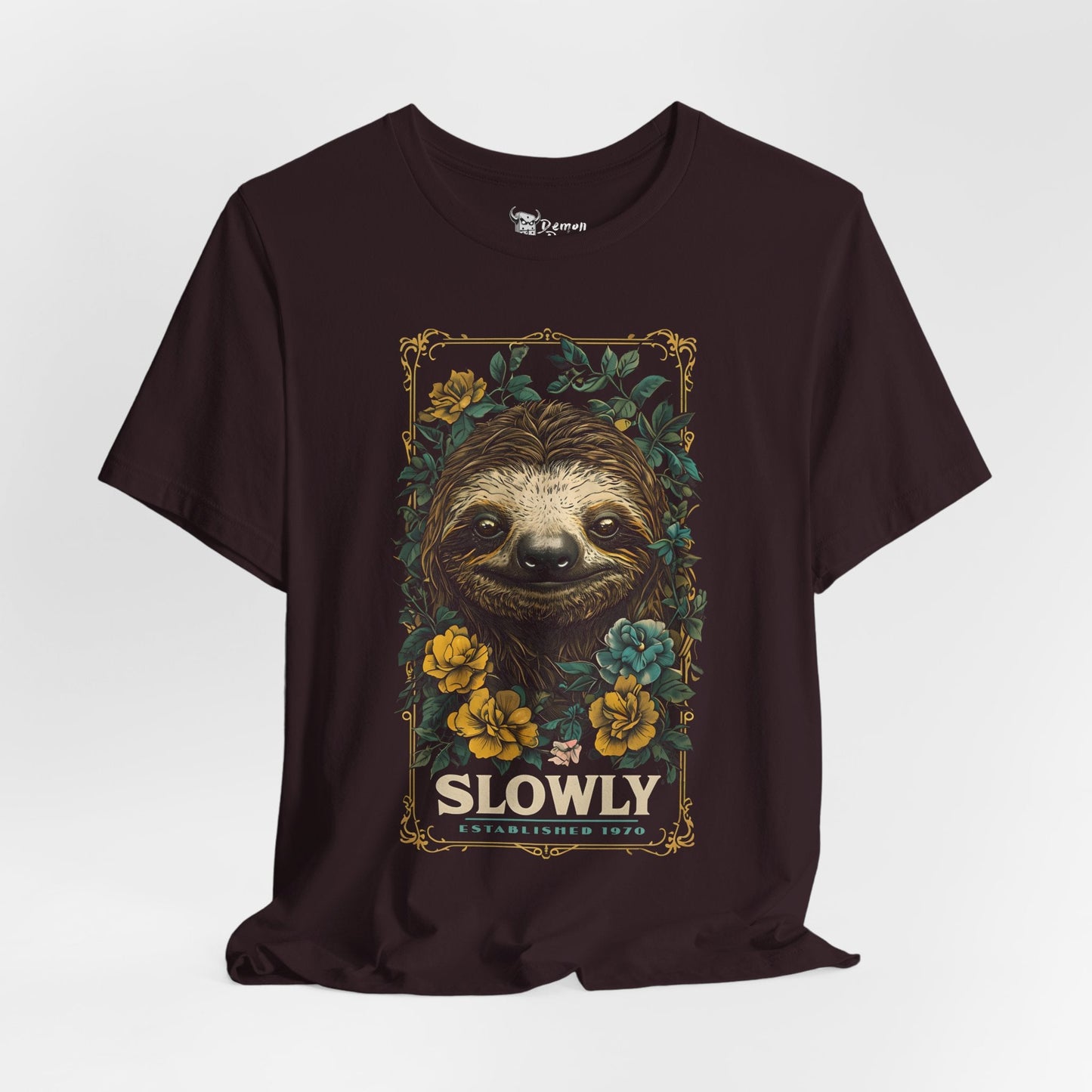 Slowly Sloth Tee - 17299543168470908448