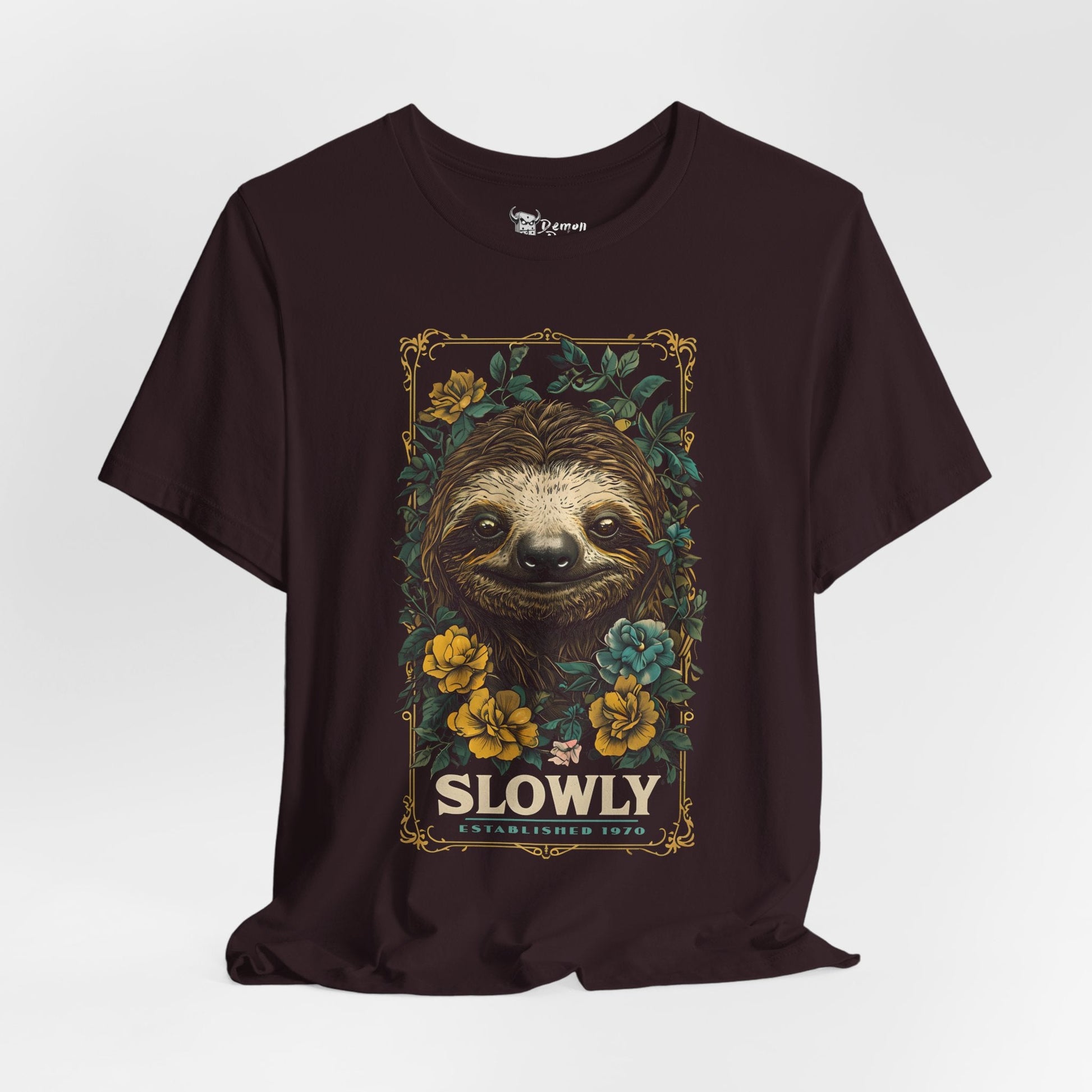 Slowly Sloth Tee - 17299543168470908448