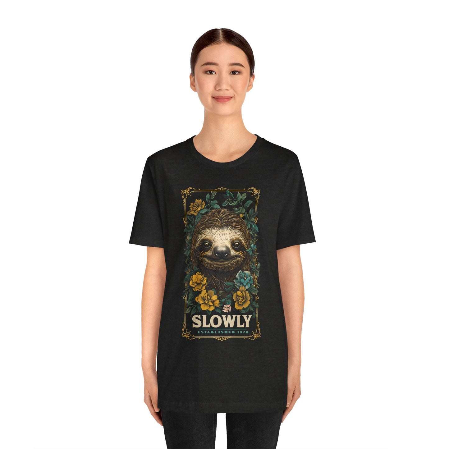 Slowly Sloth Tee - 58549194311240663394