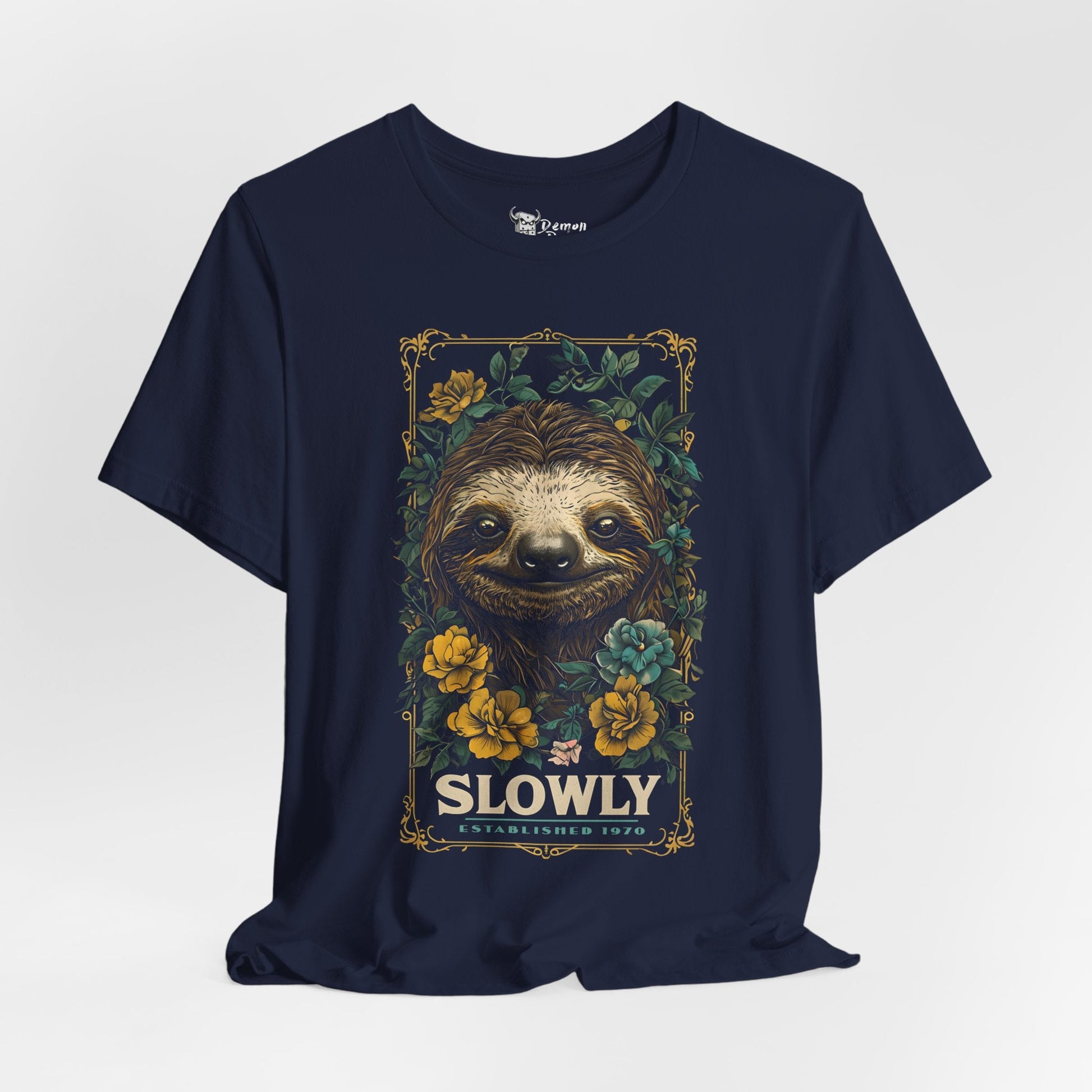 Slowly Sloth Tee - 17299543168470908448