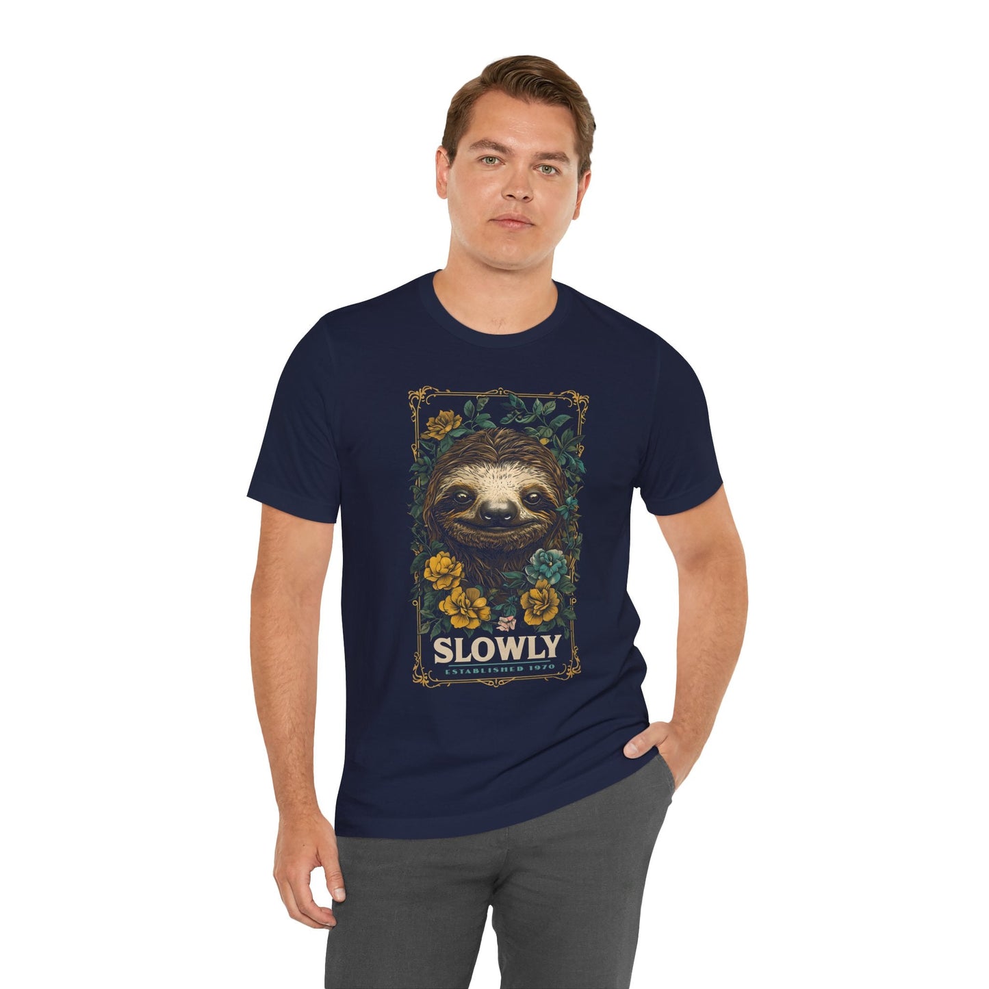 Slowly Sloth Tee - 15161337385195008730