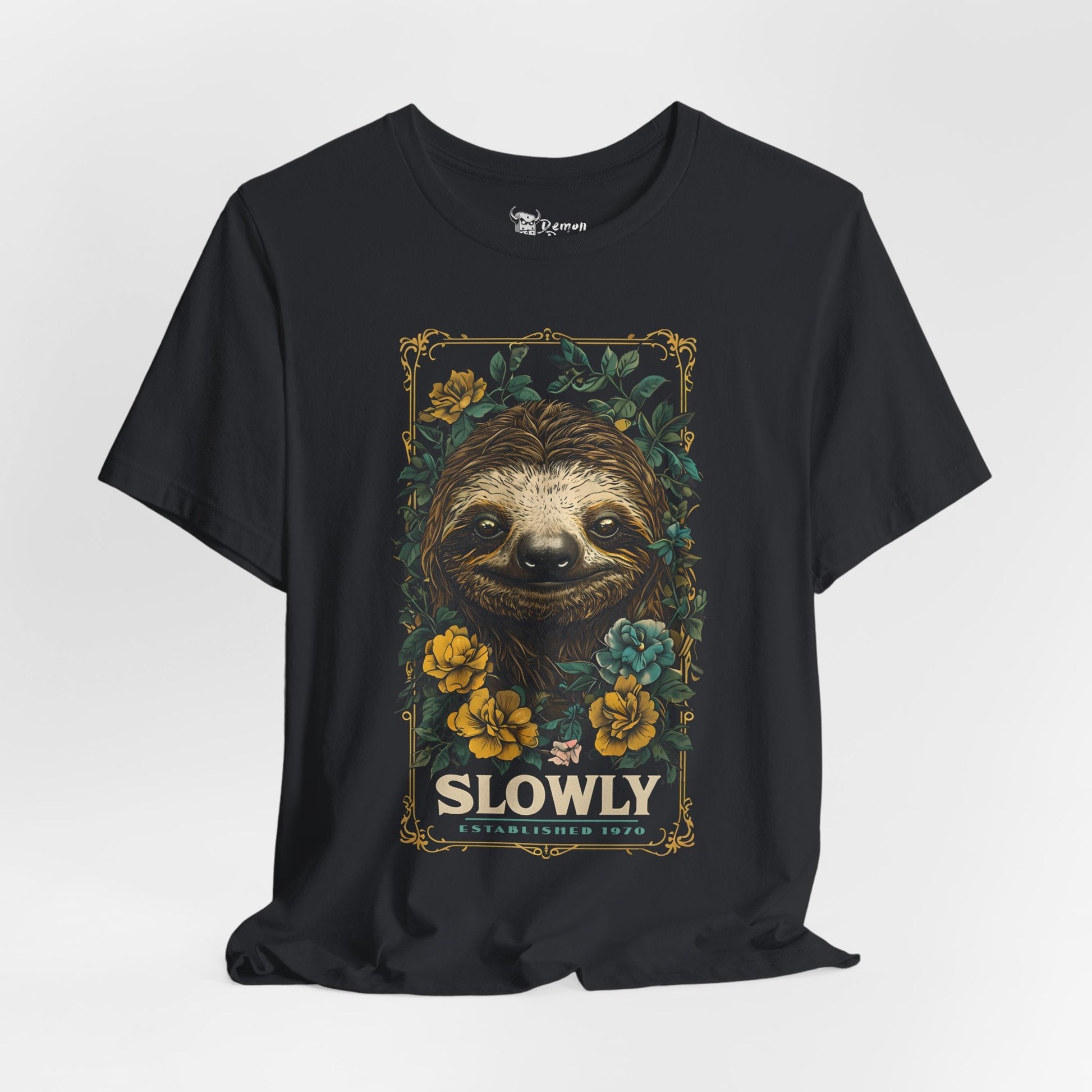 Slowly Sloth Tee - 17299543168470908448