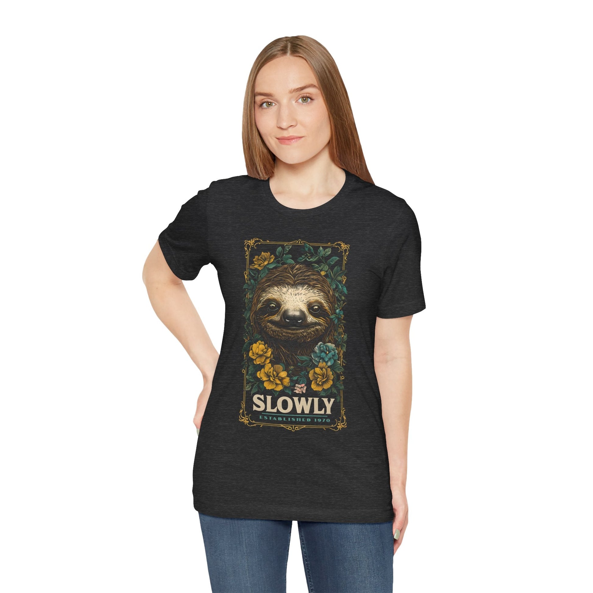 Slowly Sloth Tee - 41600125321673111399