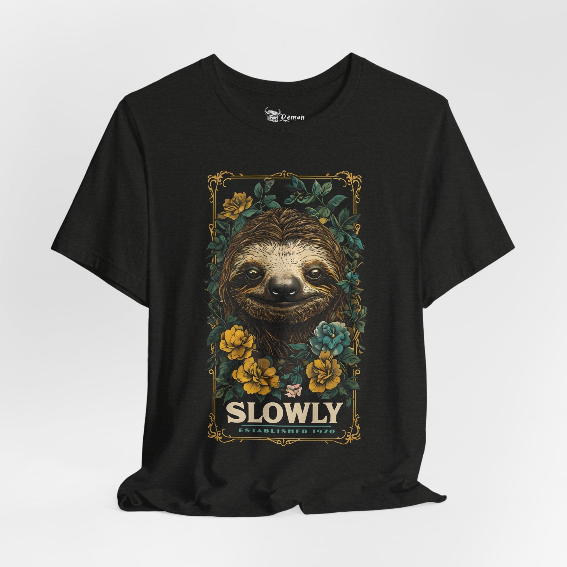 Slowly Sloth Tee - 17299543168470908448