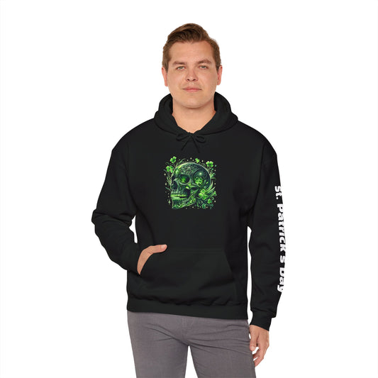 St. Patrick's Day Skull Hoodie - 30327867165176837137