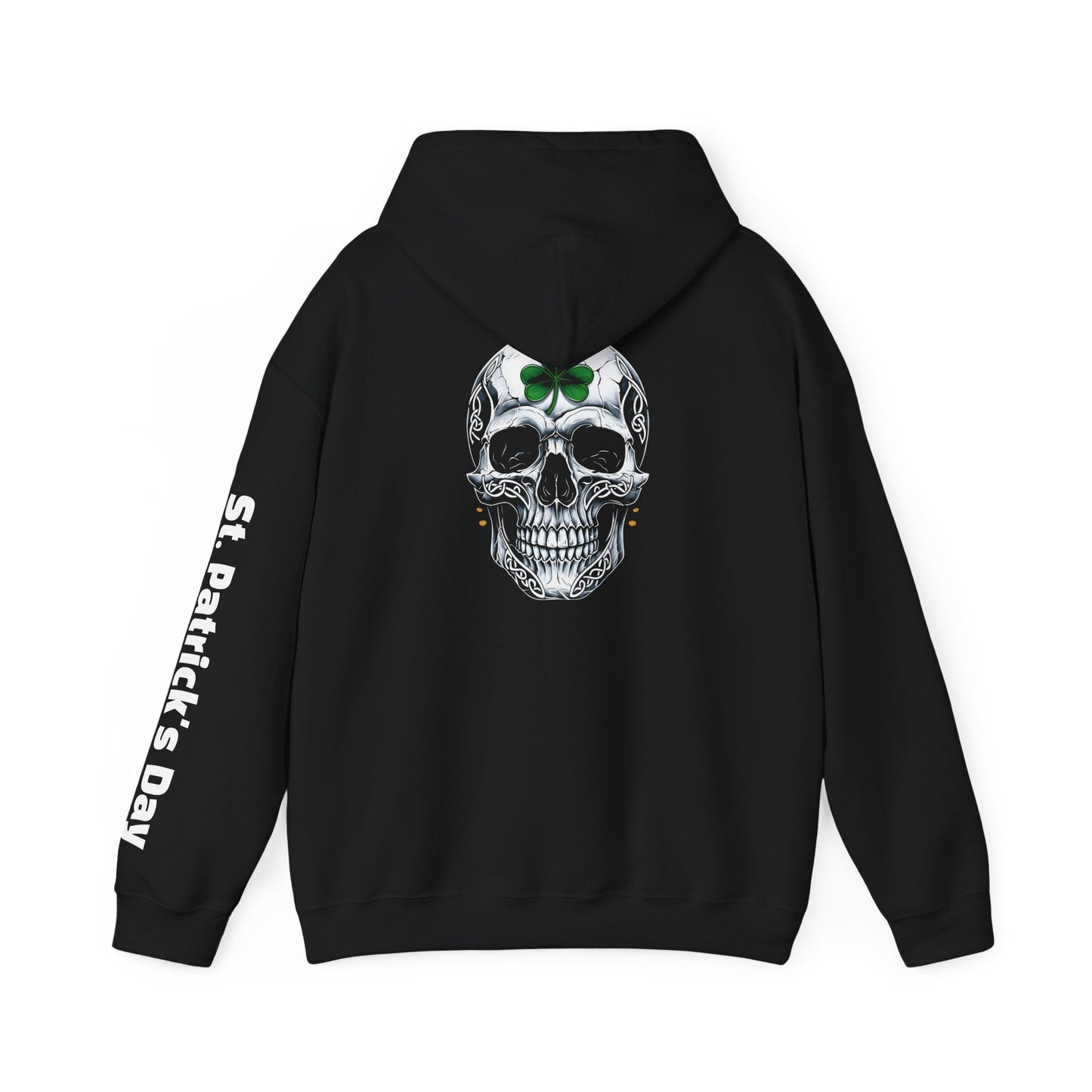 St. Patrick's Day Skull Hoodie - 30327867165176837137