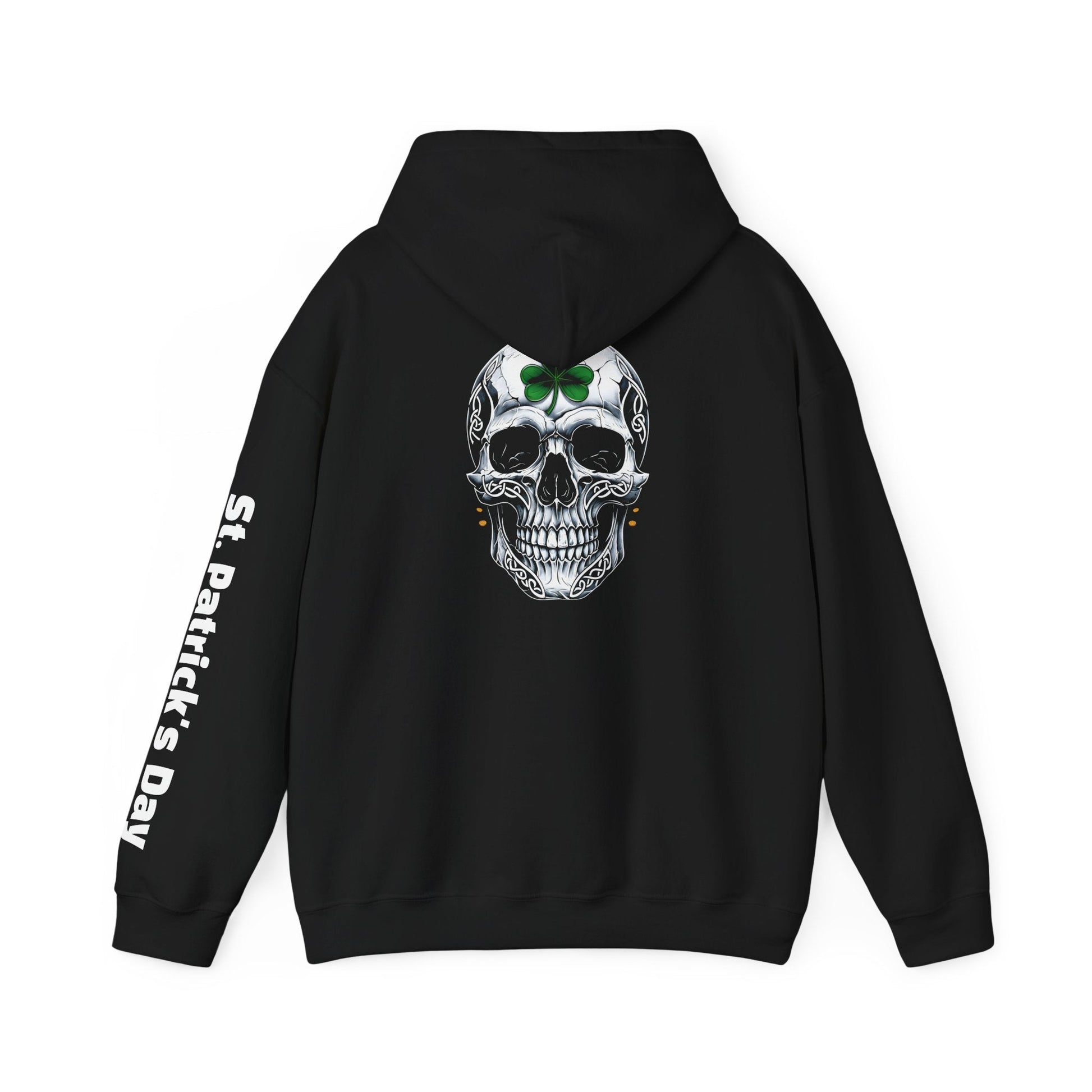 St. Patrick's Day Skull Hoodie - 30327867165176837137