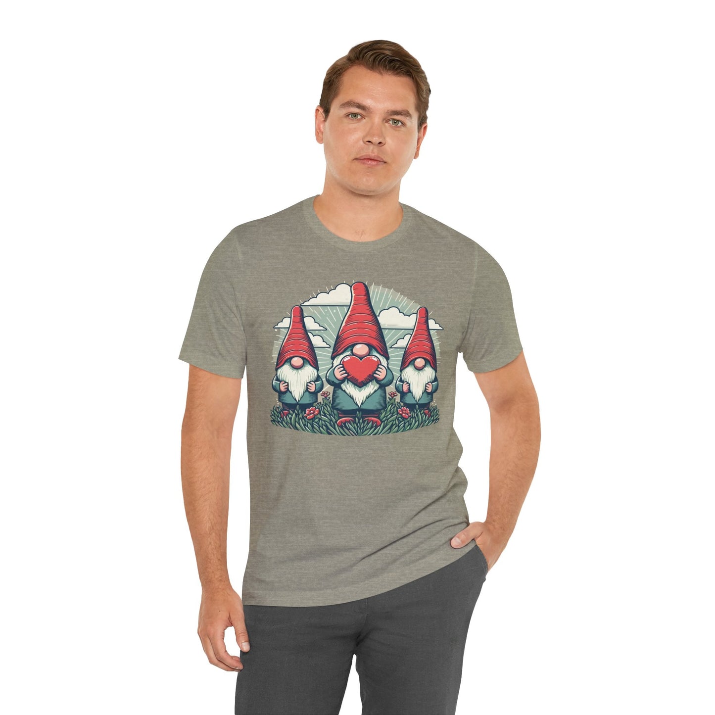 Valentine Gnomes T-Shirt - 22679744849078497347