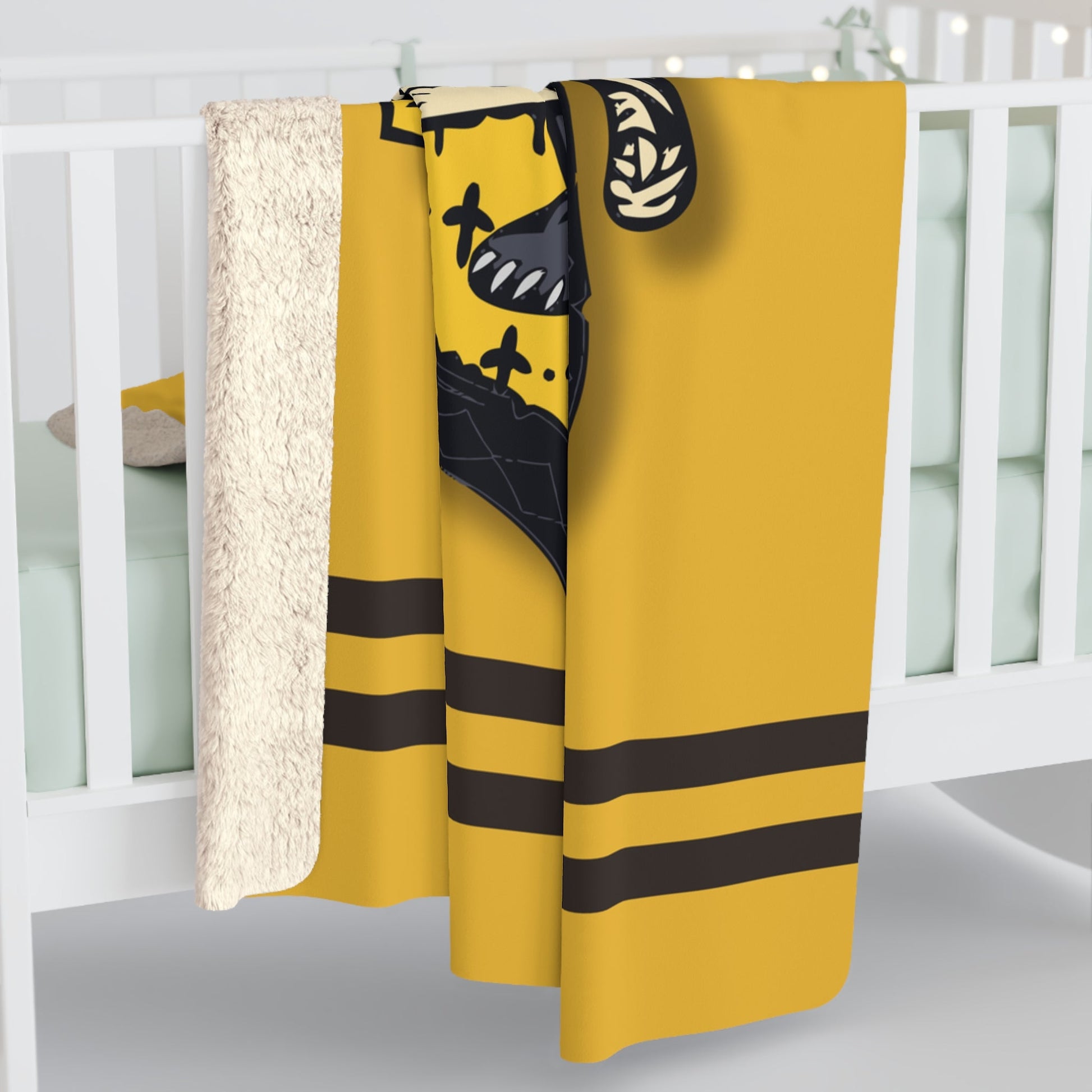 Wizard Gold Sherpa Fleece Blanket - 20705351214930310241