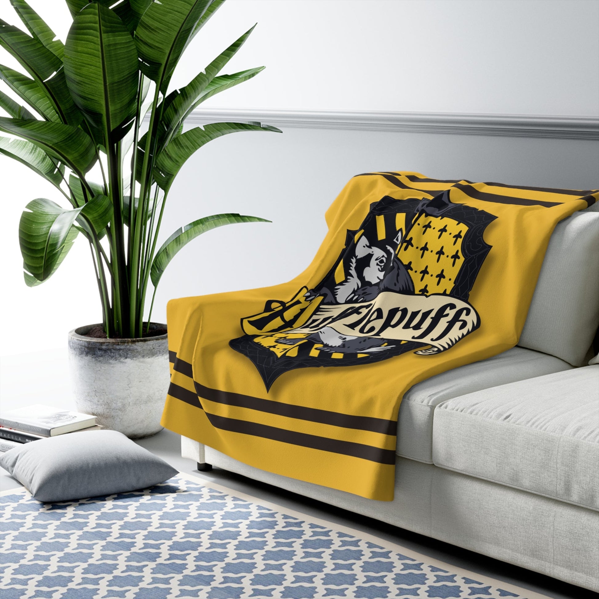 Wizard Gold Sherpa Fleece Blanket - 20705351214930310241