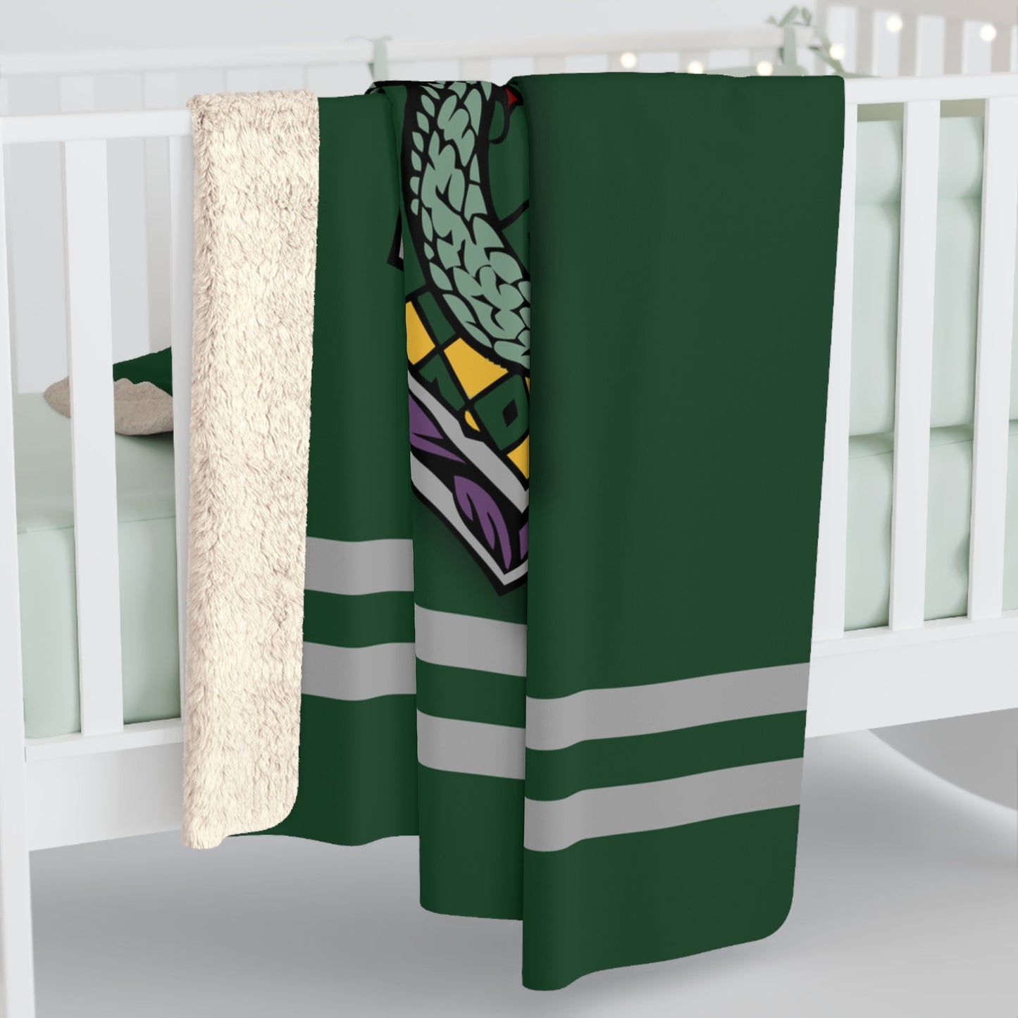 Wizard Green Sherpa Fleece Blanket - 21620131608794644284