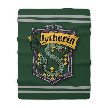 Wizard Green Sherpa Fleece Blanket - 21620131608794644284